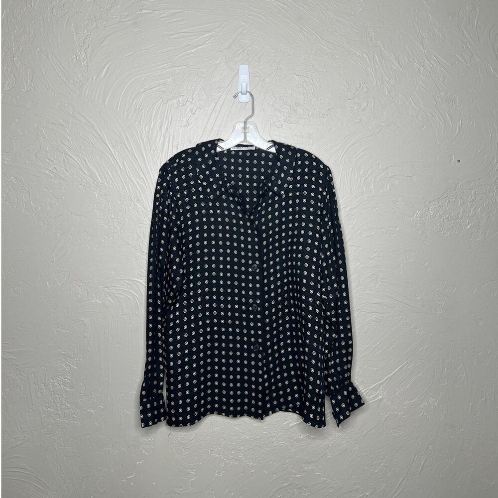 Gloria Sachs Button-Front Blouse - Women's Size 8